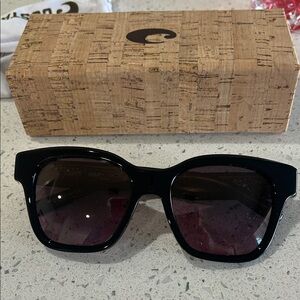 Costa Black Square Sunglasses